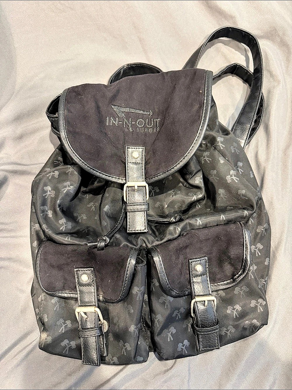 In-N-Out Burger black backpack